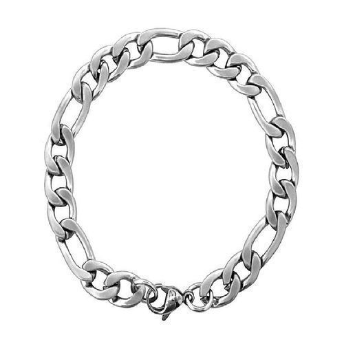 Mens Stainless Steel  Finish Chain Bracelet