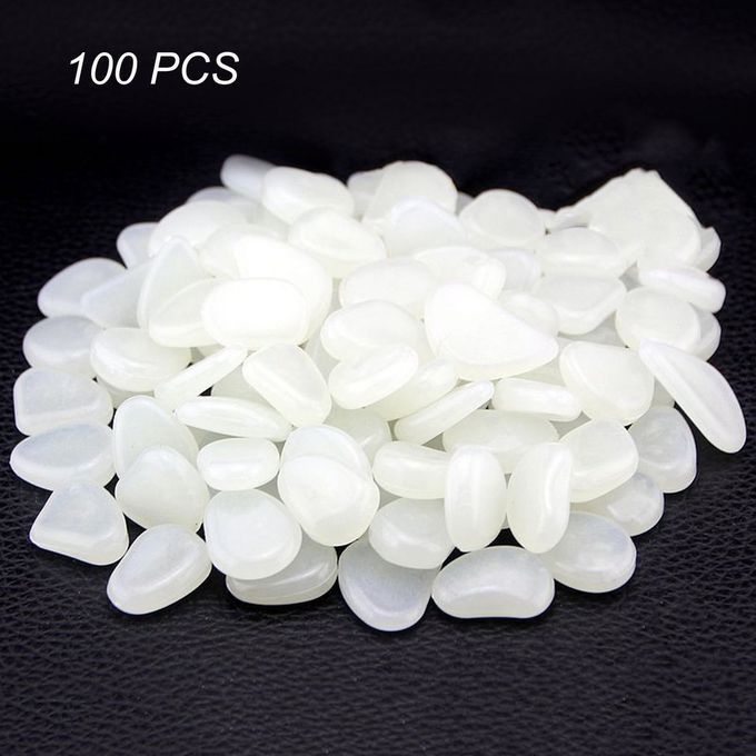 Luminous Pebbles Stones Glow In The Dark Fish Tank Flower Pot Decor Crafts