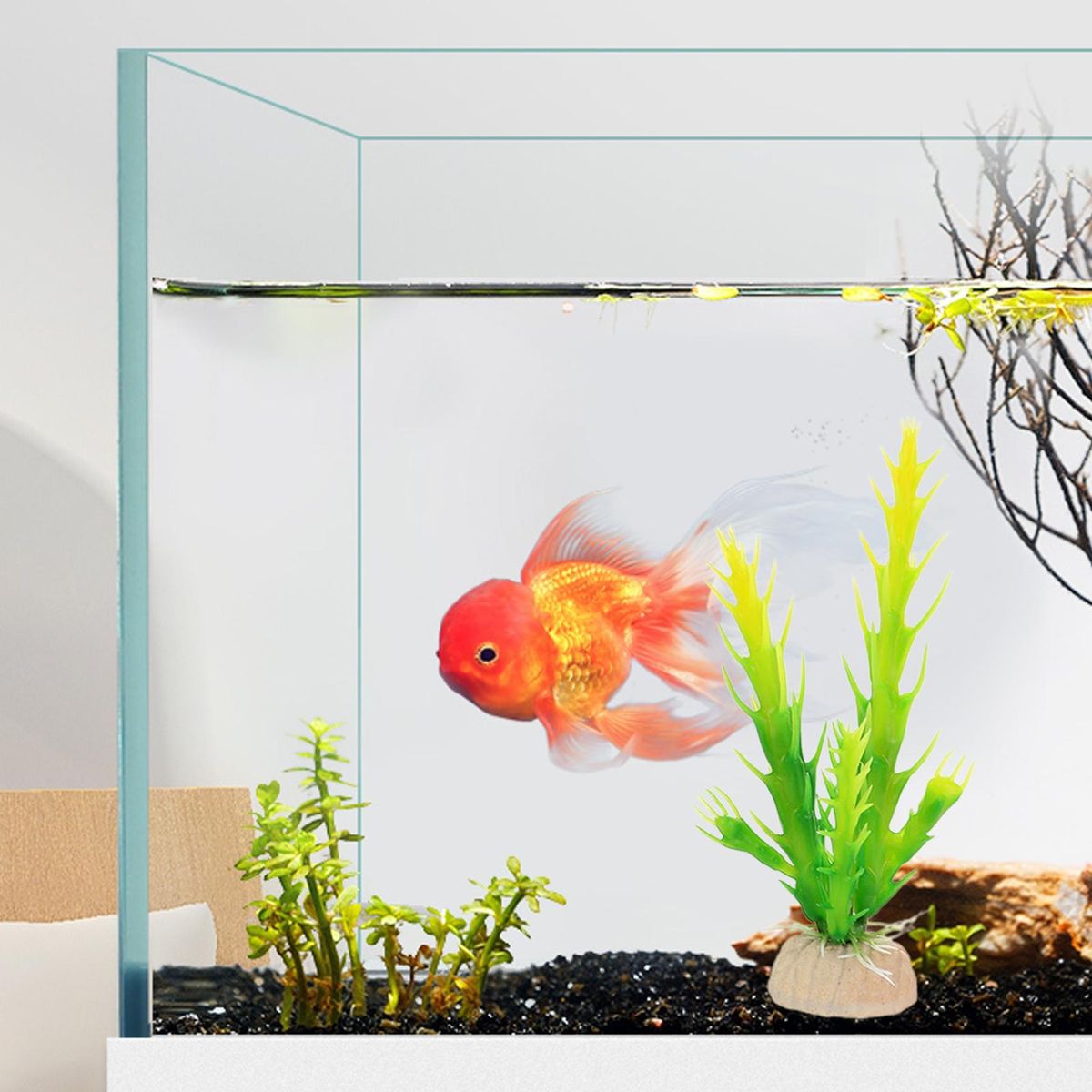 Fish Tank Landscaping Simulated Aquatic Plants Fish Tank Landscaping Green