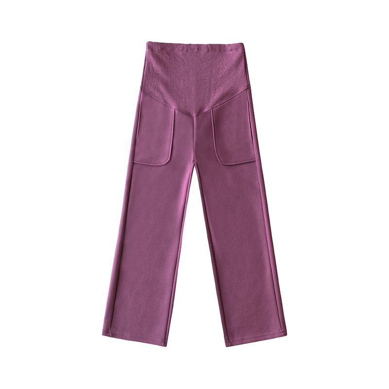 Ankle-length Maternity Wide-leed Trousers Fashion Loose Pregnancy Straight