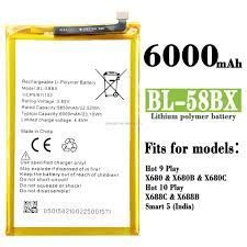 Replacement Battery For Infinix Hot 10