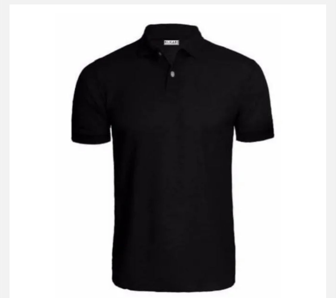 Men's Black Classy Collar Neck Polo