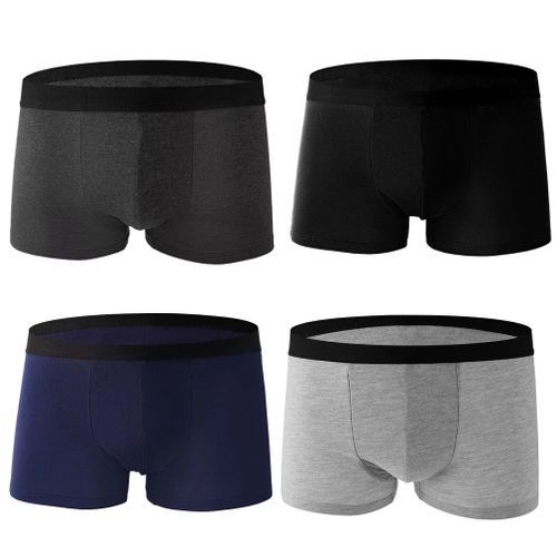4pcs Men Underwear Boxers Panties Comfortable Soft