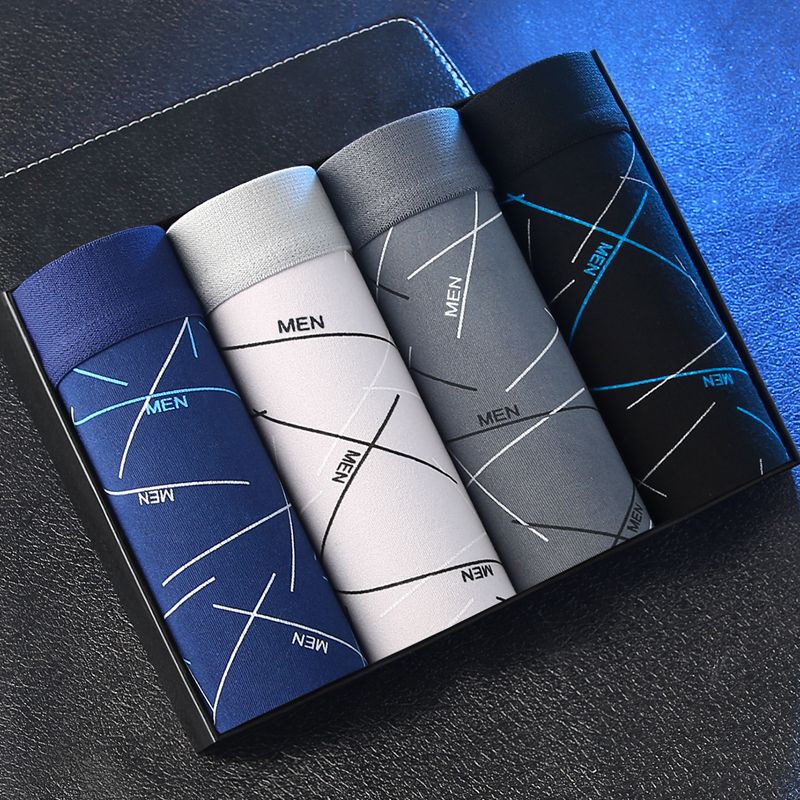 2023 Men's Panties Underpant Underwear 4-piece