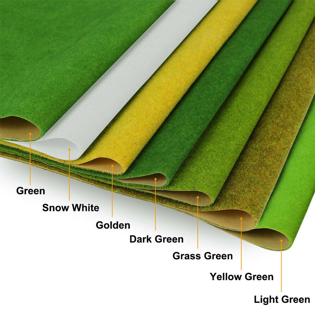 6 Colors 0.5x1m Grass Mat Lawn Carpet Architectural Layout Sand Table Tools Light Green 50x100cm