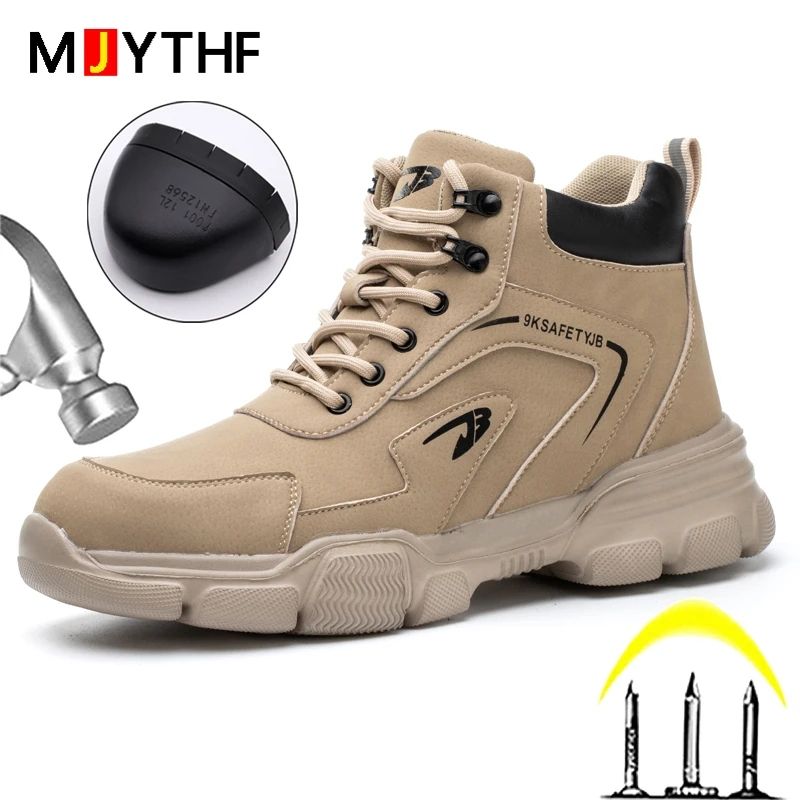 Safety Shoes Men Safety Work Shoes Sneakers Steel Toe Shoes