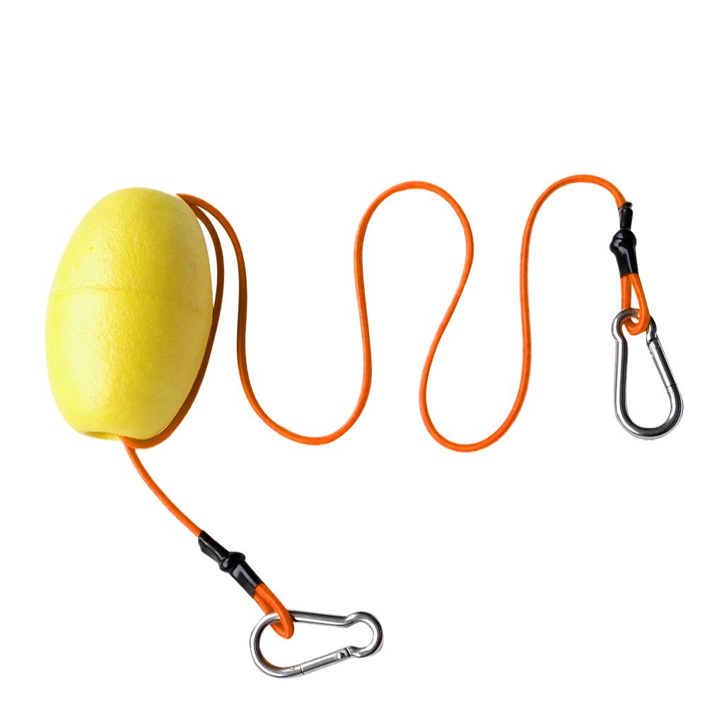 Kayak Tow Throw Line Floating Accessory Yellow + Fluorescent Yellow