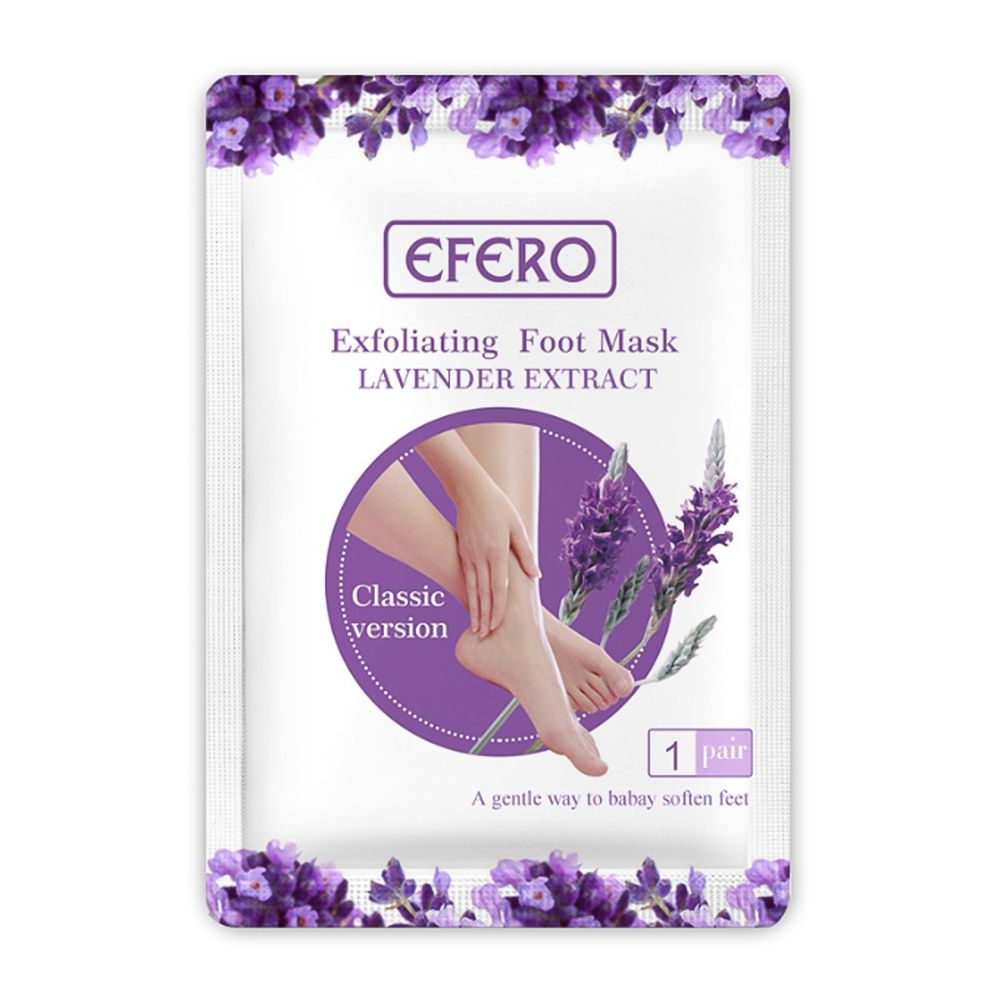 Feet Mask A Pair Of Lavender Scrub Exfoliating Skin Calluses