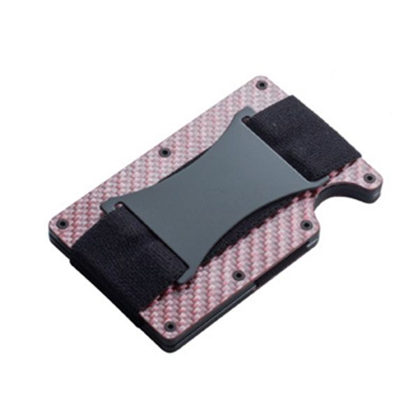 Carbon Fiber Card Holder Men  Blocking ID Credit Card Holder With Cash S Slim Minimalist Business Cardholder Wallet