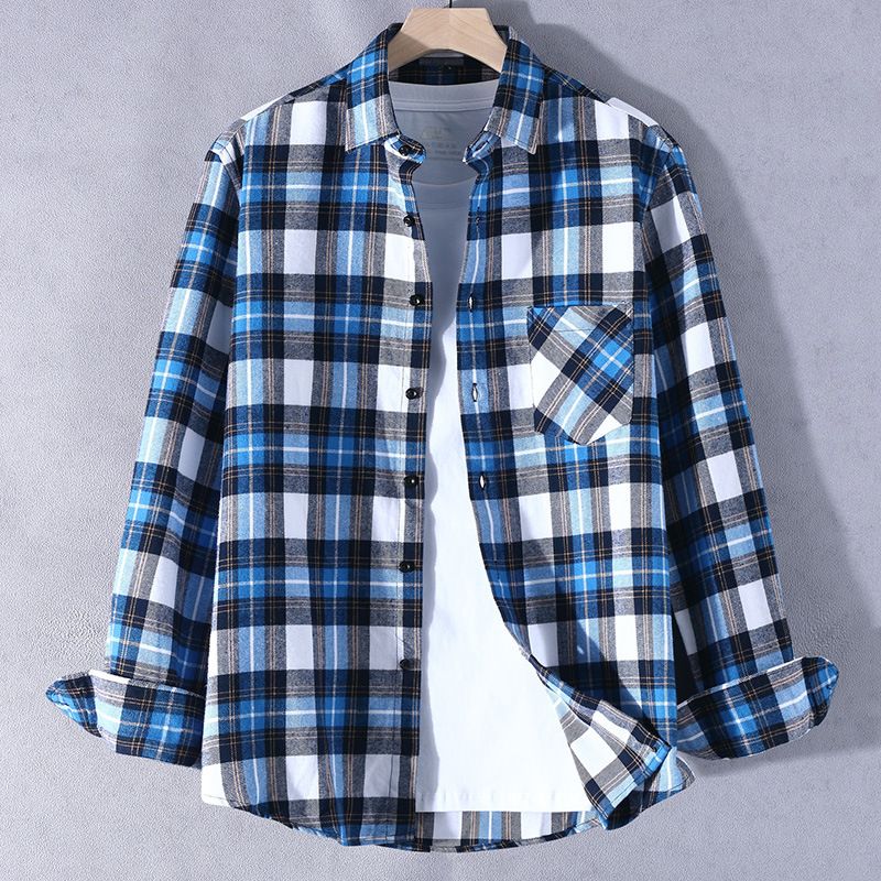Classic Flannel Plaid Shirt