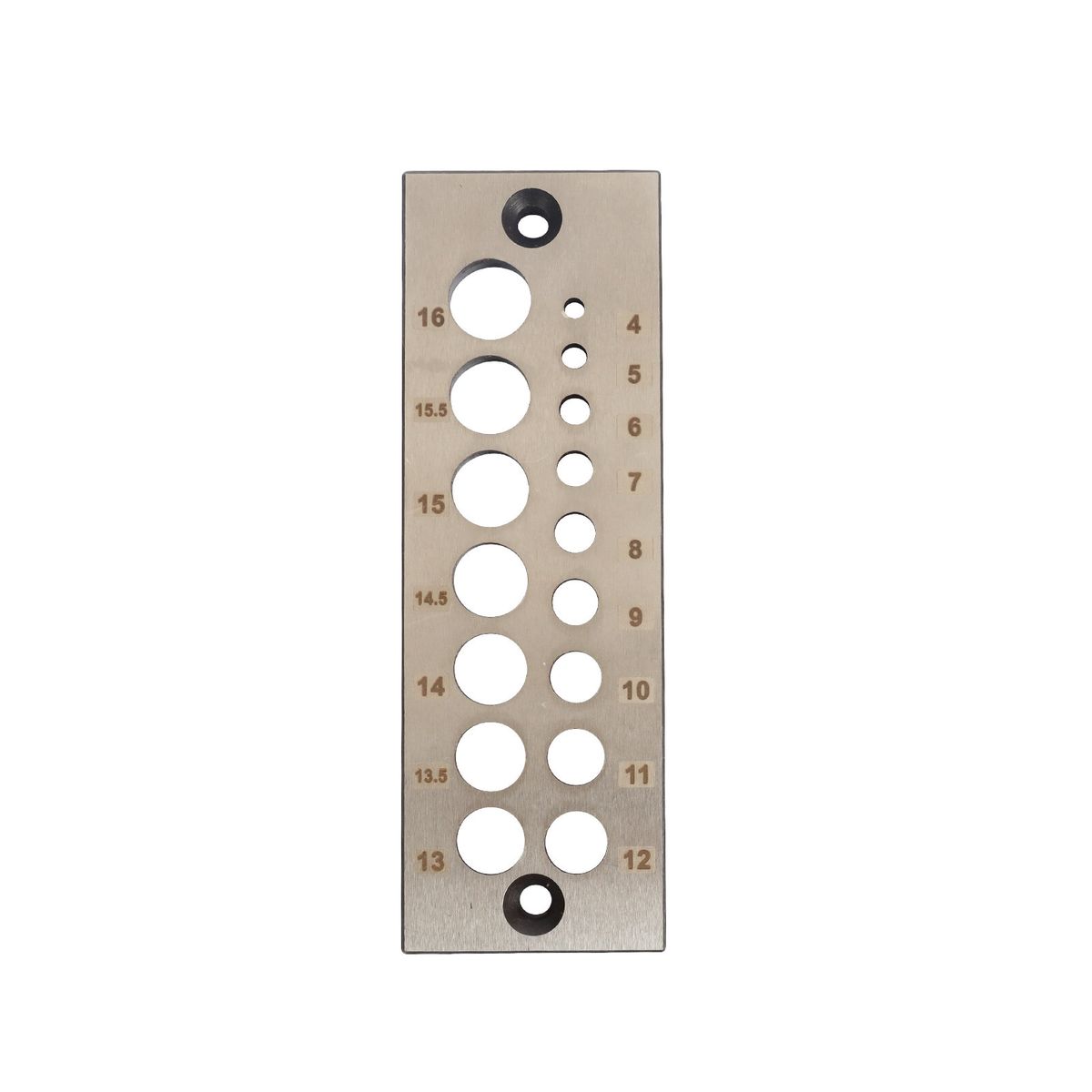 Steel Dowel Plate Maker 17 Holes Wood Dowel Rod Maker Metric