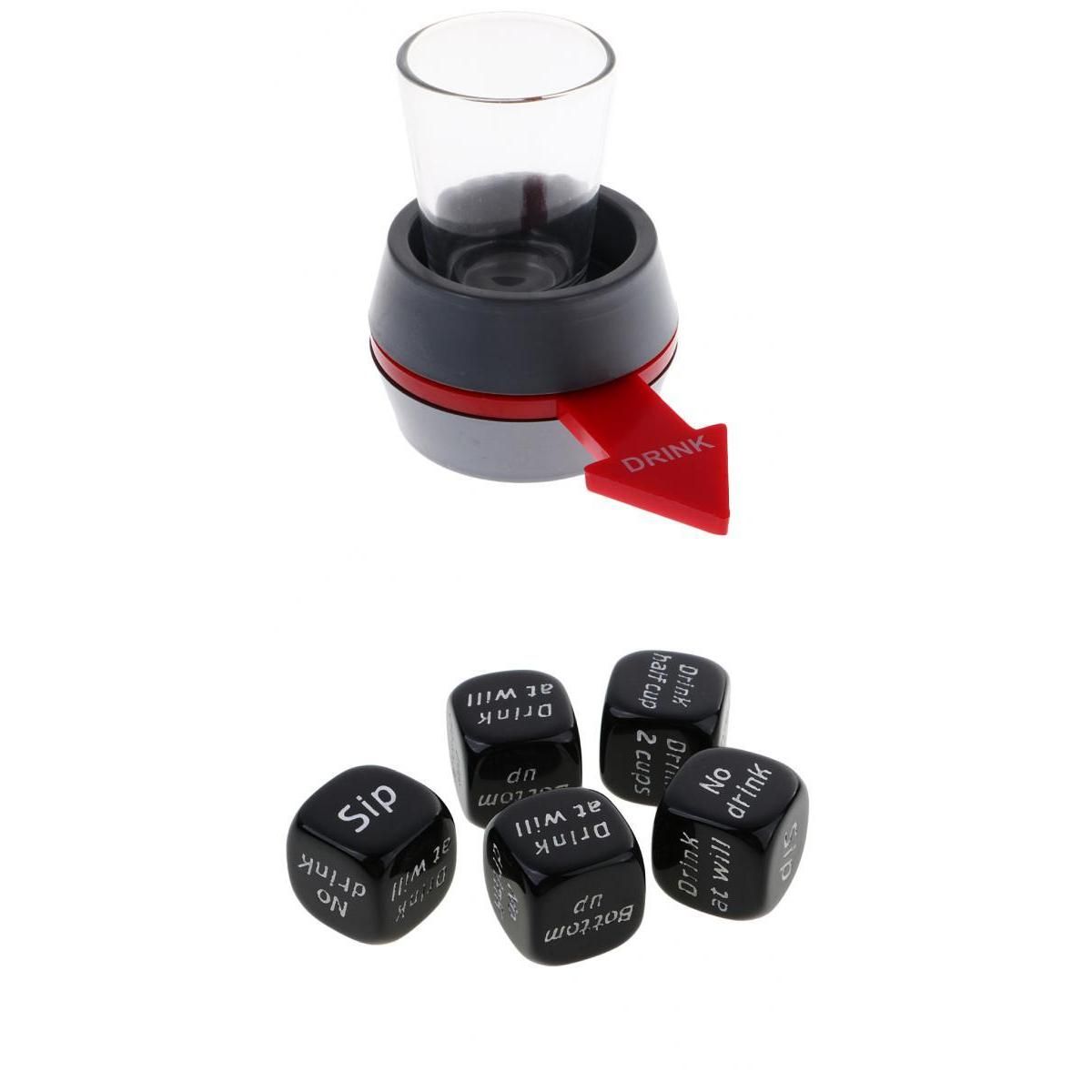 Spin The Sparty Drinking Roulette Glass Spinning Dice Game