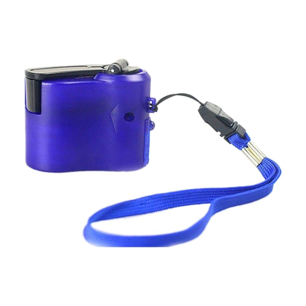 Outdoor Emergency Survival Gear Hand Crank Generator-Blue