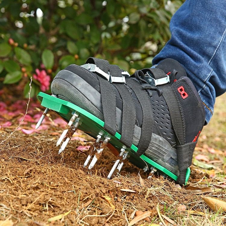 Garden Hand  Tool Grass Ripper Spiked Shoes