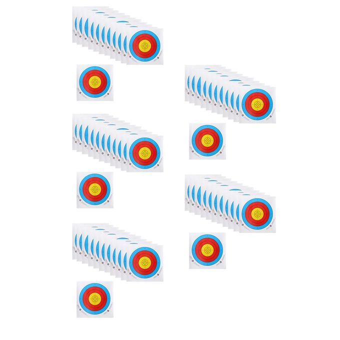 60x/Pack Lots Recurve Bow Target Paper Prop Hunting Practicing Target