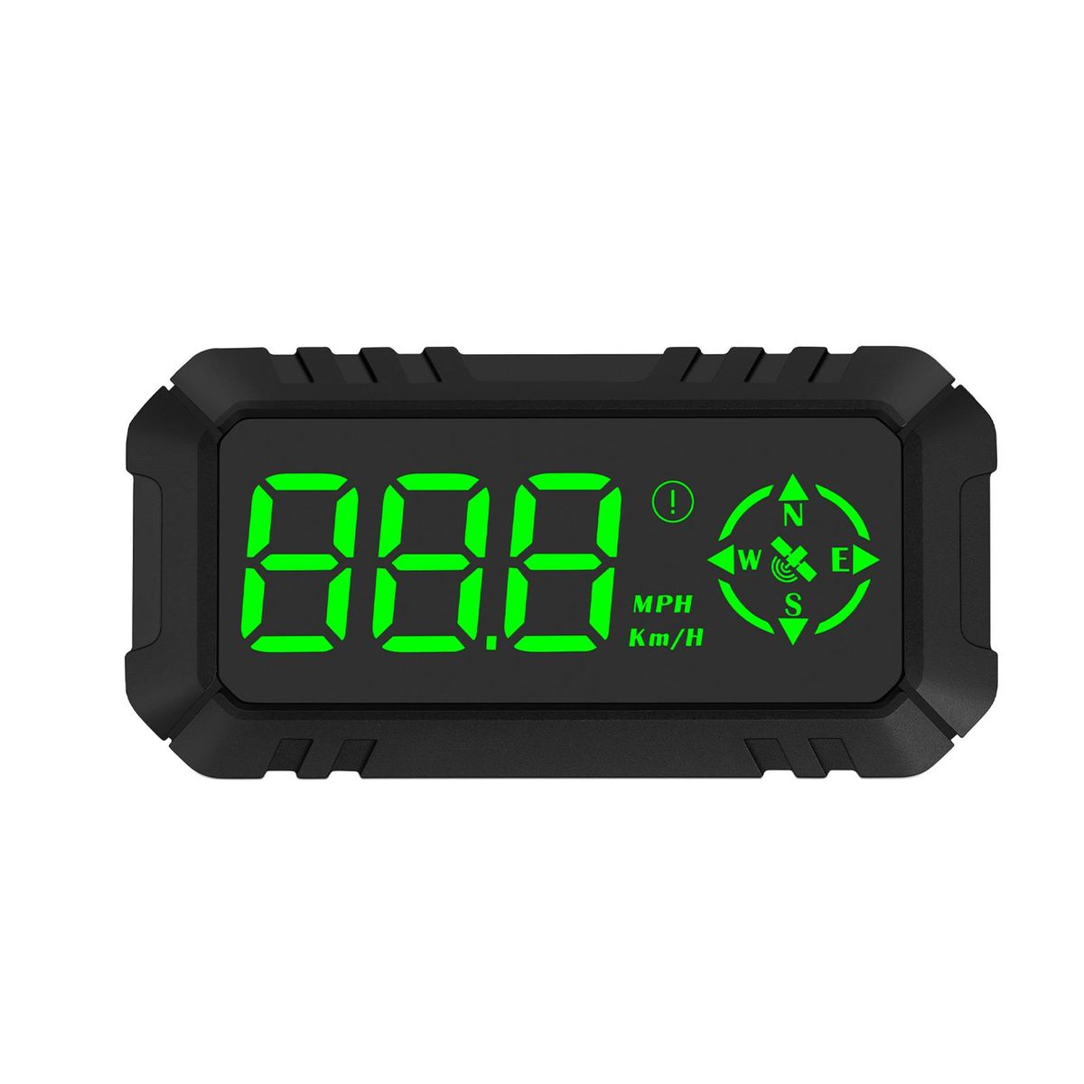 Car HUD Head-up Display Digital GPS Navigation Speedometer GPS Dual System Display Screen with Speed, Direction, Trip Distance, Overspeed Alarm, Fatigue Driving Alarm for All Vehicles