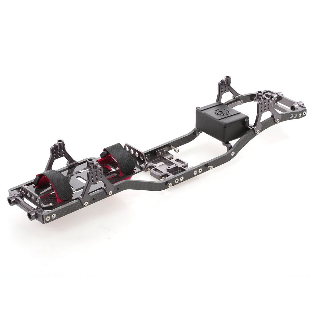 SCX10 Frame Girder Carbon Graphite Chassis Frame Rails For