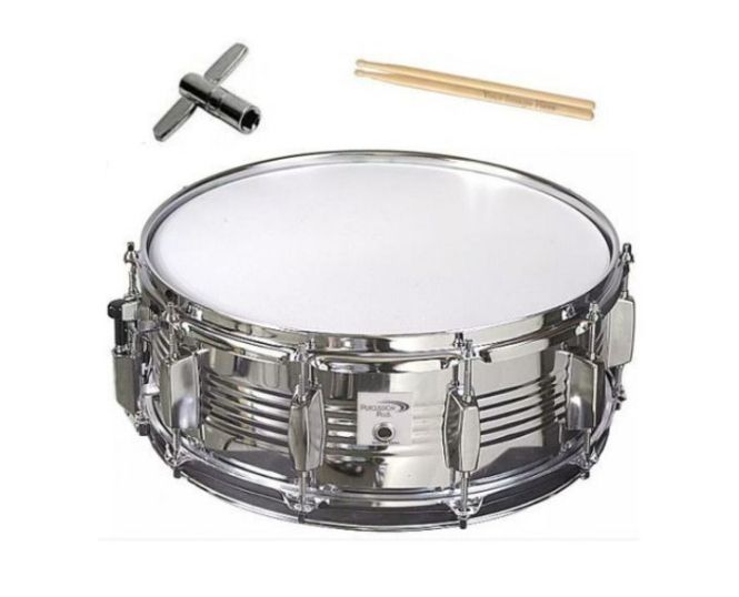 Metal Snare Drum With Stick & Key
