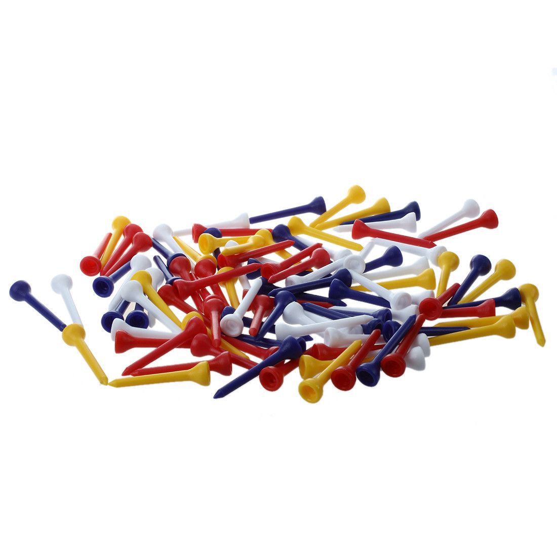 100pcs 49mm Color Mixed Plastic Golf