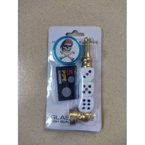 Metal Tobacco Smoking Pipe With Grinder & Fllter