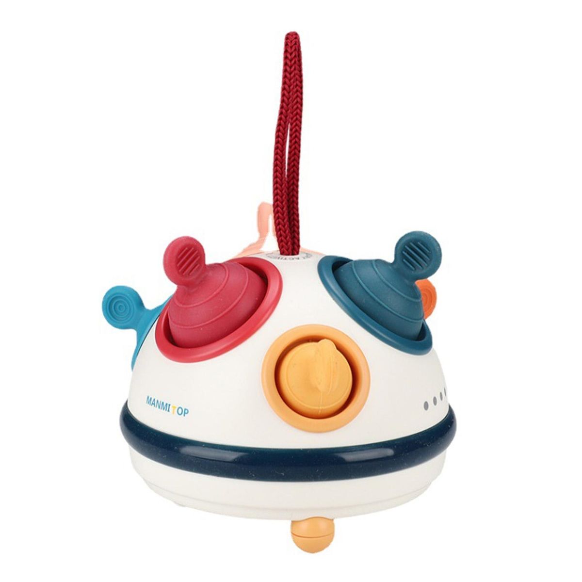 Silicone Bubble Grip Toy Sensory Development for Babies Toddlers Multicolor