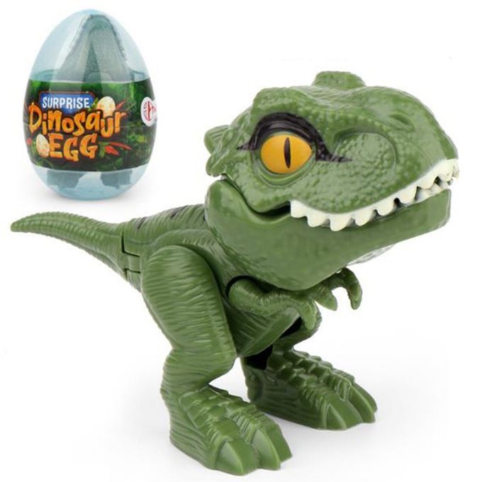 Finger Dinosaur Anime A Tion Figures Toys Funny Dino Eggs Tri Ky Model Toy-green-9*4*6.5cm