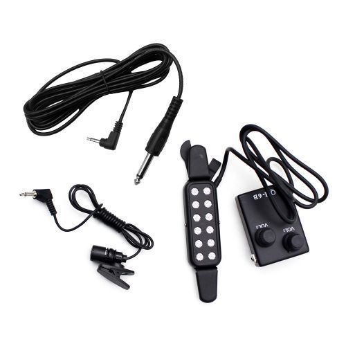 QH-6B 12-hole Magnetic Sound Hole Guitar Pickup Transducer