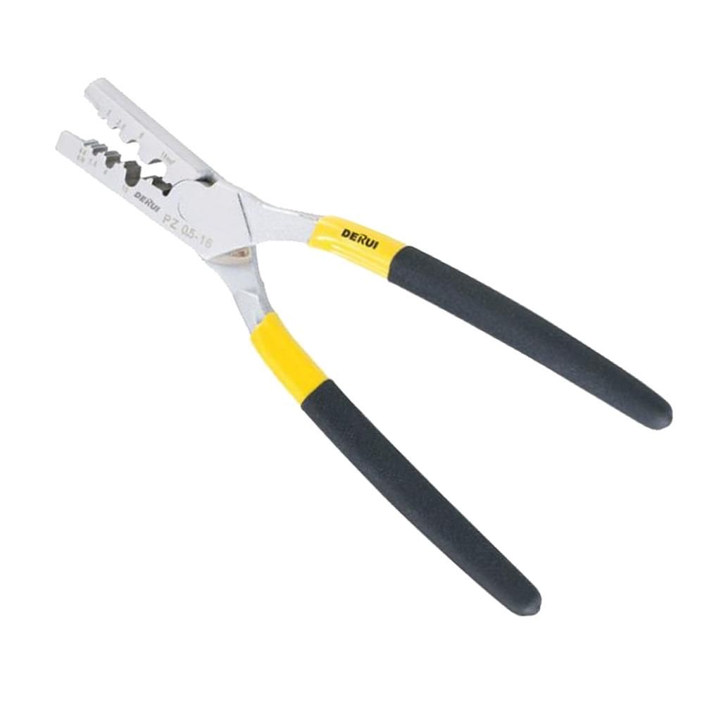 Anti-Slip Wire Crimpers Terminal Crimping Pliers Crimper 0.5-16mm²