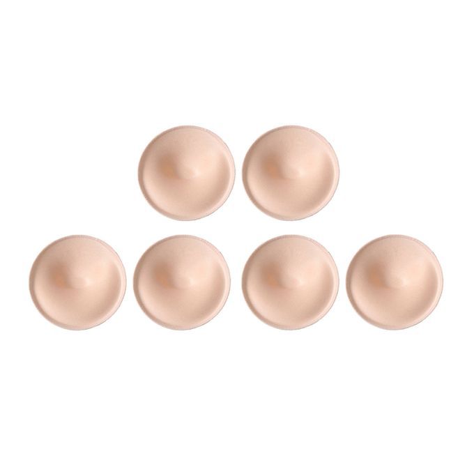 3 Pairs Bra Pads Inserts Sew In Sport Bra Cups For Bikini Top Skin