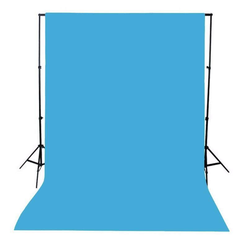 2m*1.5m Photography Backdrop Background Photo Stand Cotton Studio Photoprophy（10 Colors For Choice） Sky Blue