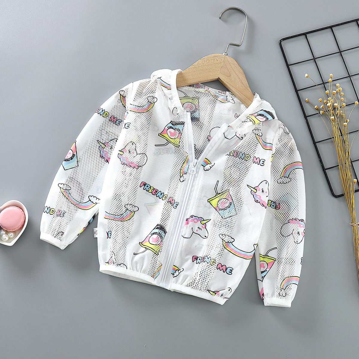 Summer Jacket Hoodies Baby Girl Sun Protection Clothing Sweatshirt with Zipper Cardigan Baby Coat Outerwear Boys Children's Kids
