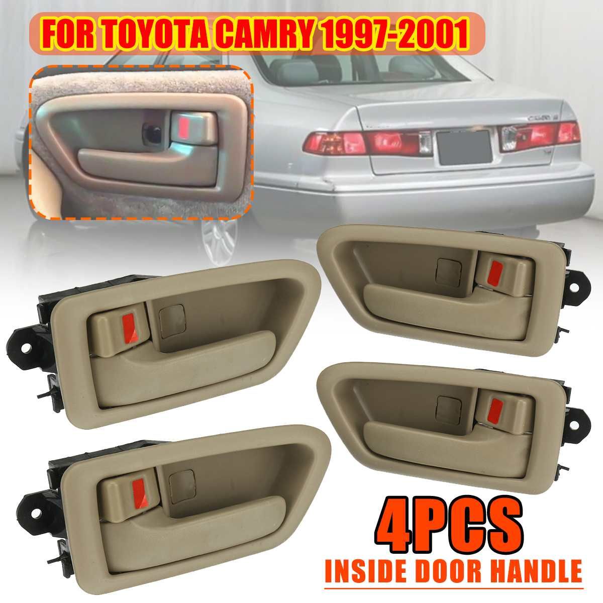 4PCS Beige Inside Interior Door Handle For Toyota Camry