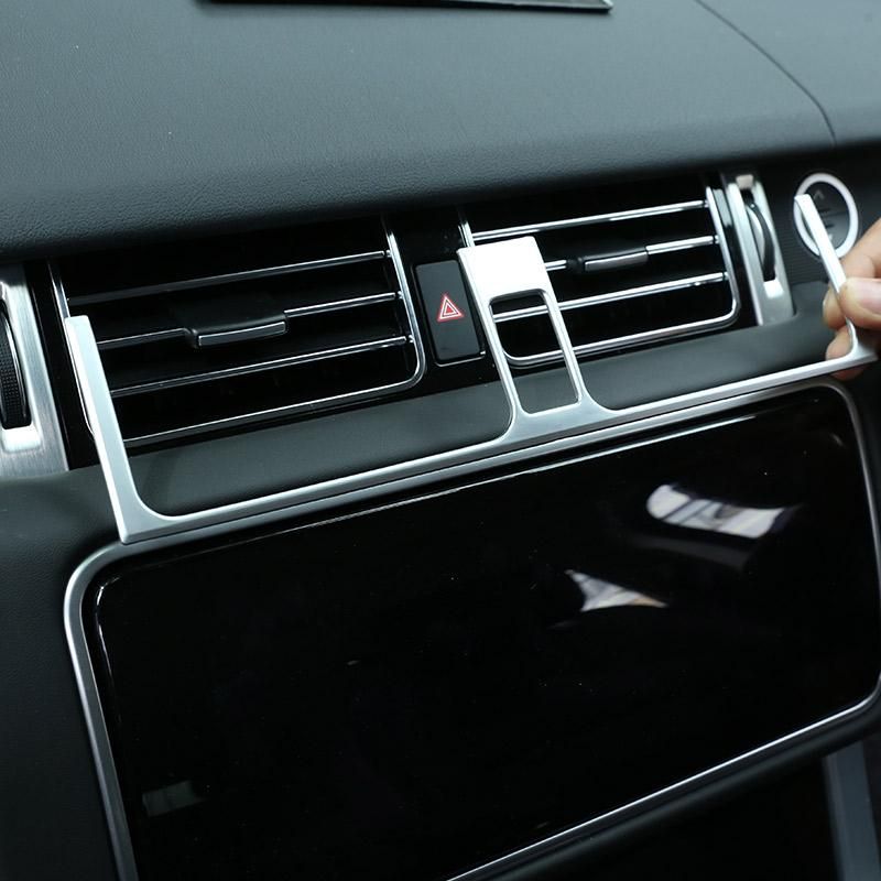 For Land Rover Range Rover Vogue L405 2018- Car Refit Central Control Air Conditioning Vent Frame Sticker Car Accessories
