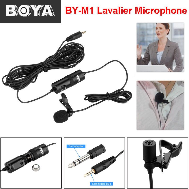 Boya Lapel Microphone Lavalier For Smartphones