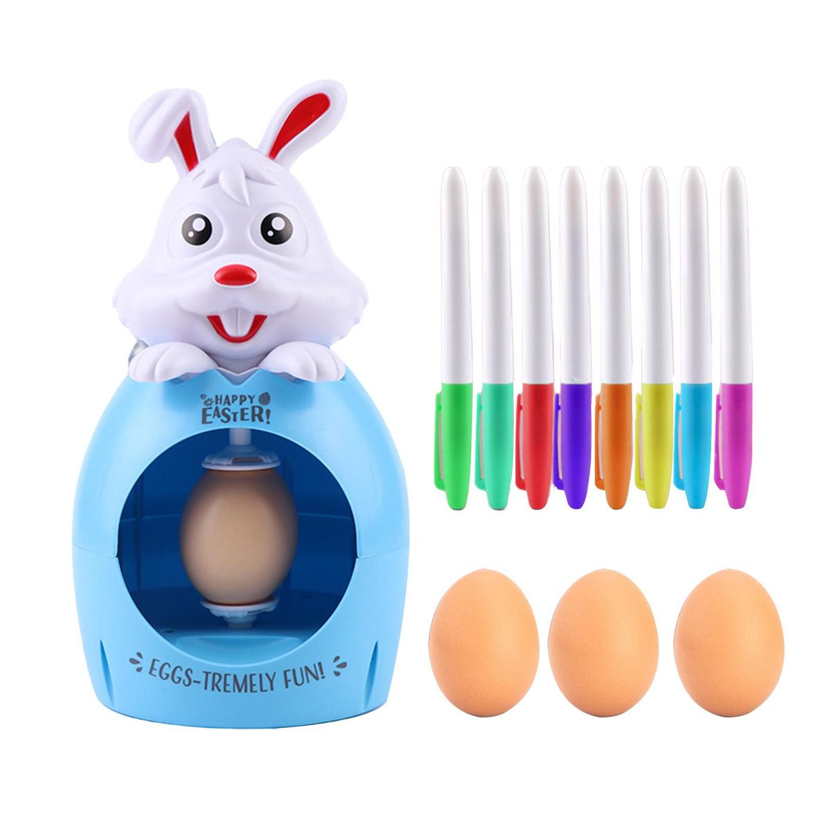 1 Set Toys Set Electric Easter Egg Machine Blue