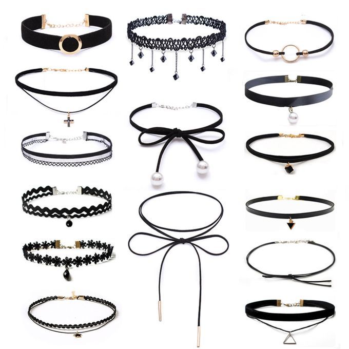 15 In 1 Set Gothic Collar Necklace Combination Set