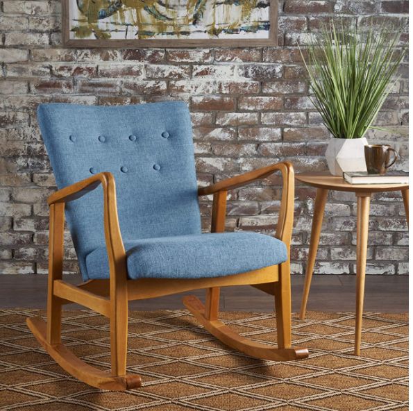 Saulter Fabric Rocking Chair (Lagos Delivery Only)