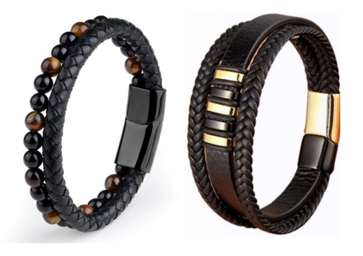 Classic 2 In 1 Men Women Unisex Bracelet
