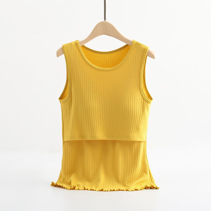 Maternity Clothes Cotton Nursing Top Lactation Vest Breastfeeding Tank