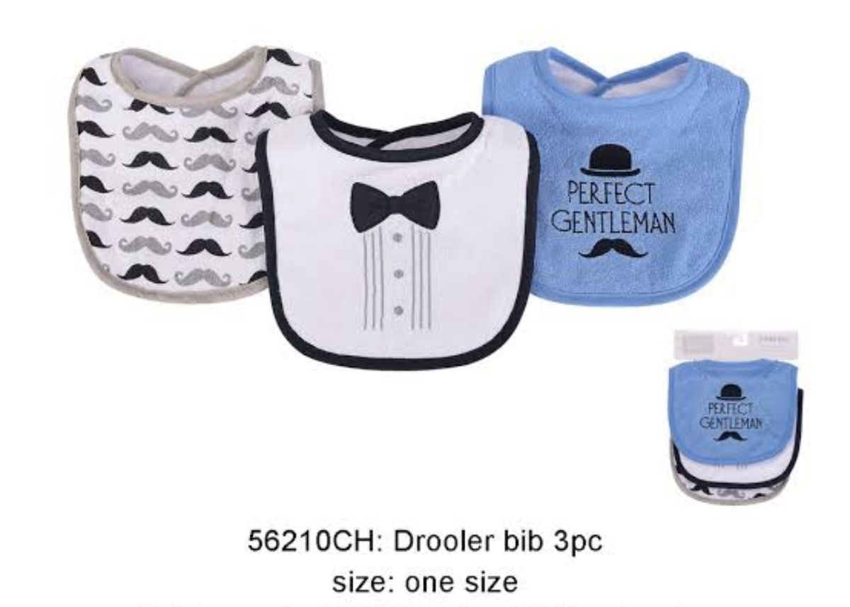 3packs Baby Cotton Bib