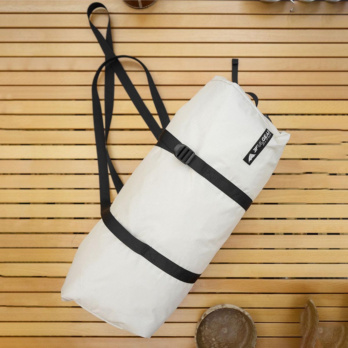 Foldable Travel Duffle Bag Hold All Travel Luggage Bag Holiday White L