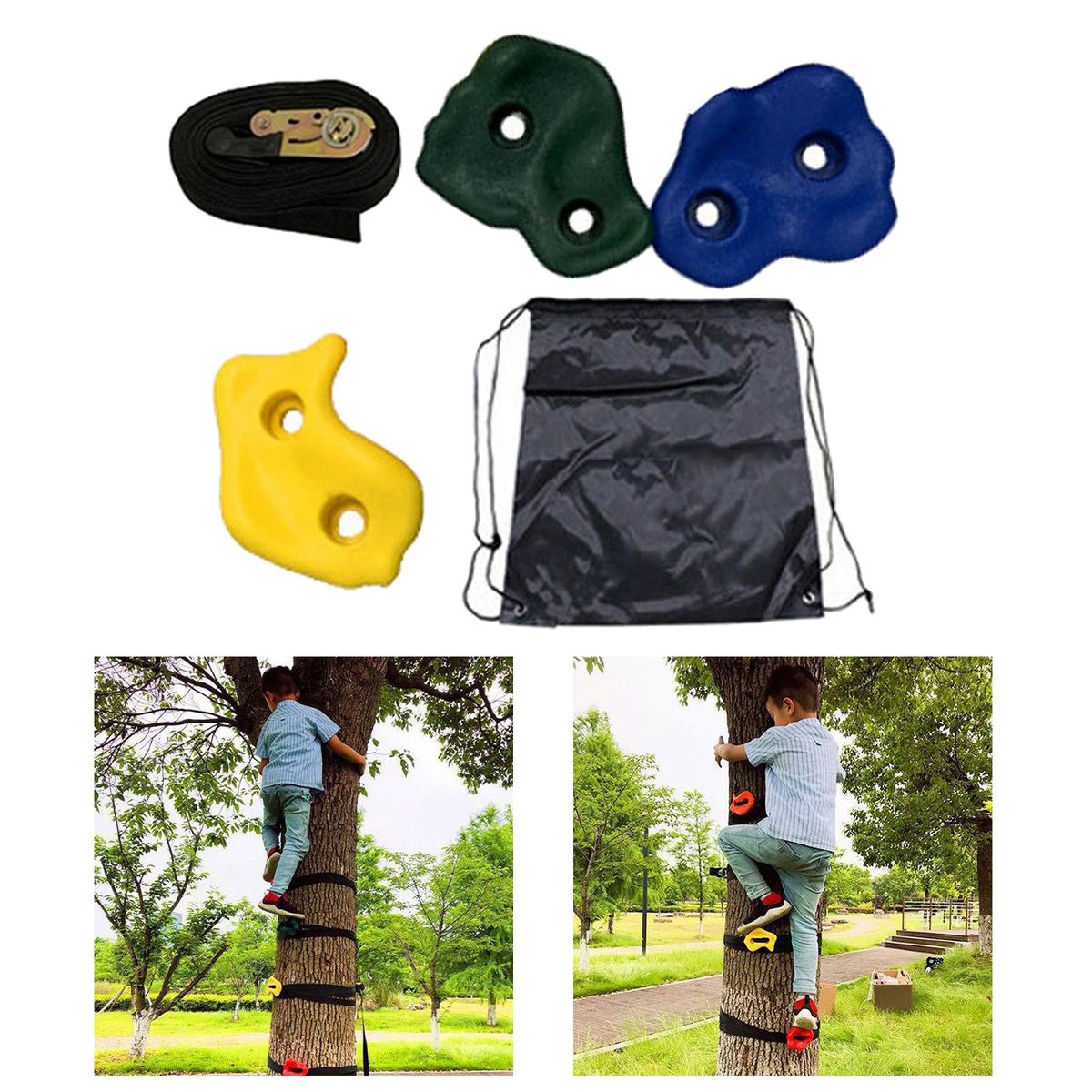 3Pcs Tree Climbing Holds For Kids Climber  Hold