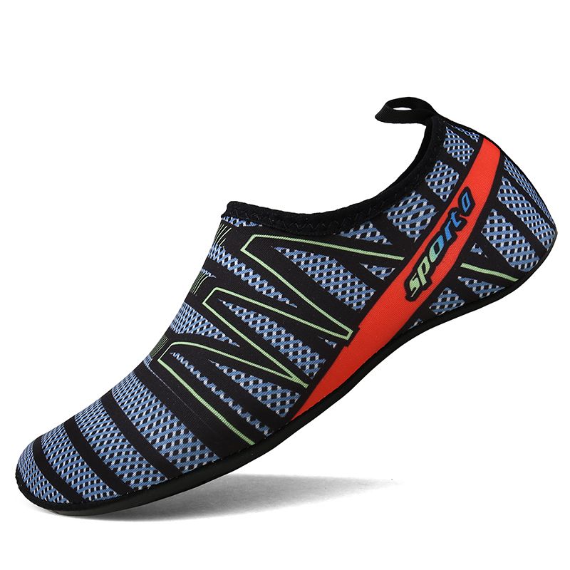 Big Size Water Shoes Beach Diving Yoga Shoes-Dark Blue