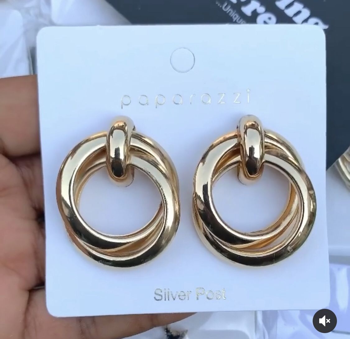 New Big Circle Round Hoop Earrings For Women's Statement Golden Earrings Party Jewelry