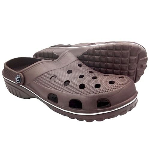 Men Hot Clogs Beach/Summer Rubber Sandals - Brown