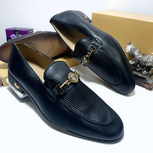 Men Corporate Shoes - Office Shoe - Leather - Black