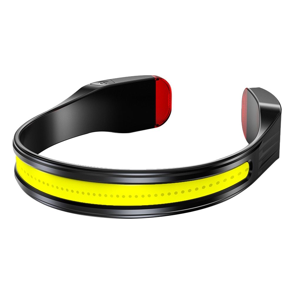 Lightweight Headlamp COB LED Head Lamp With Built-in Battery Flashlight USB Rechargeable Head Torch