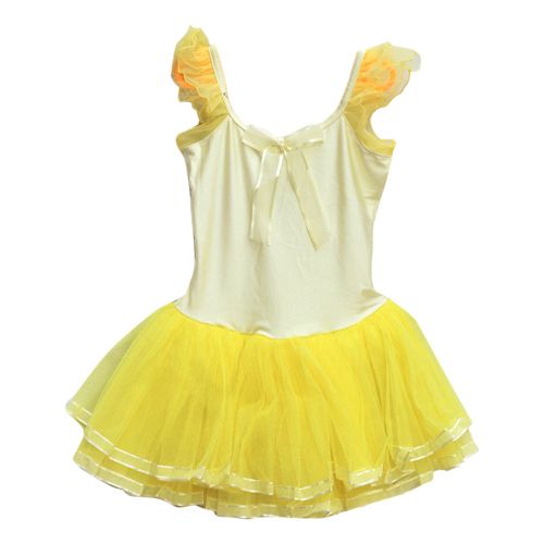 Girl's Ballerina Ballet Tutu Dress - Yellow
