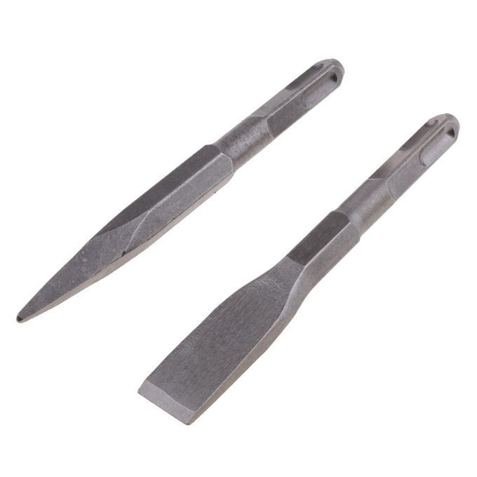 2pcs 14mm Square Shank Point  Flat  Rotary Electric Hammer Drill Bits