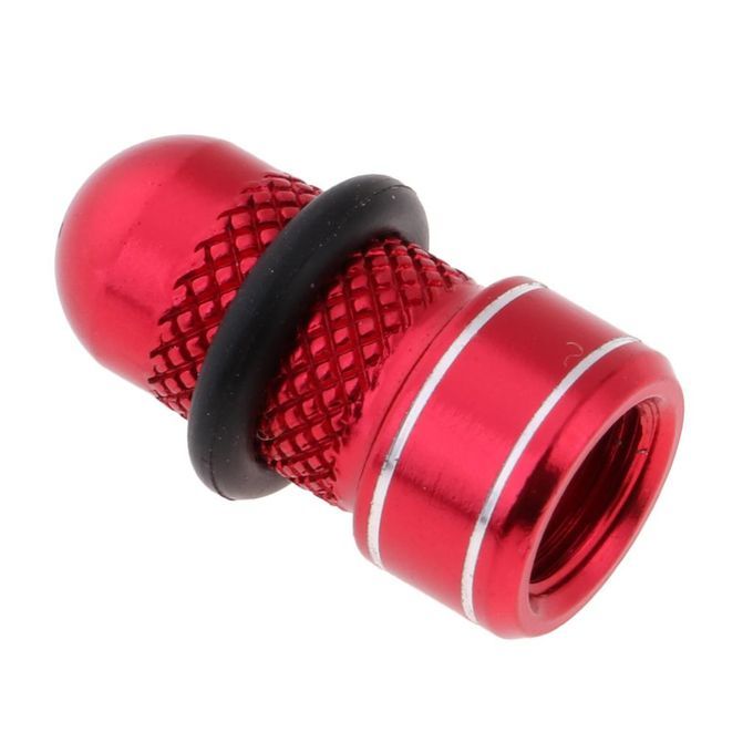 Alloy Bike Valve Caps Replacement French/American Style Valve Dust Red